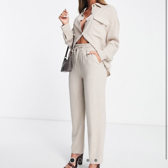 (NWOT) ASOS ~ Linen Pants - Picture 1 of 13